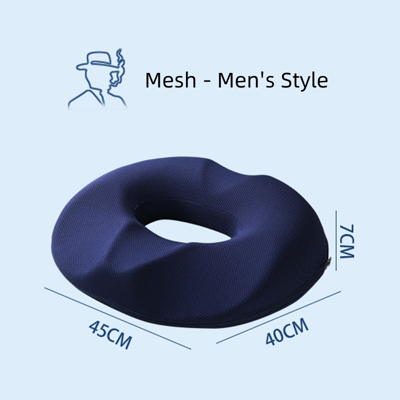 Donut Pillow Hemorrhoid Seat Cushion Tailbone Coccyx Orthopedic Seat Beauty Hip Cushion Office Car Pain Relief