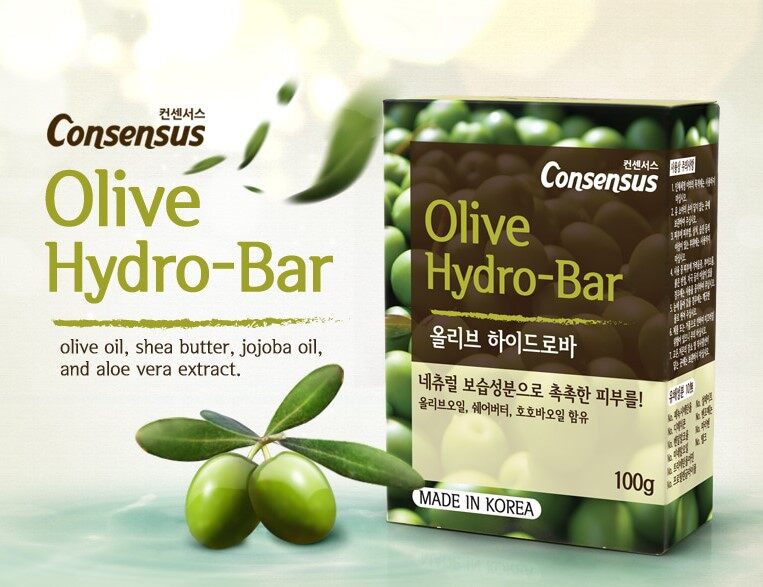Ready Stock] Consensus Hydro-Bar Come With Rosehip, Cherry Blossom, Olive  (100g) Cherry Blossom x6 | New PGMall