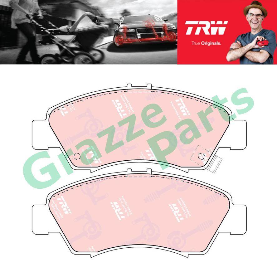 TRW Brake Pad Front for GDB3212 - Honda City SEL Jazz Civic SR4 SO4