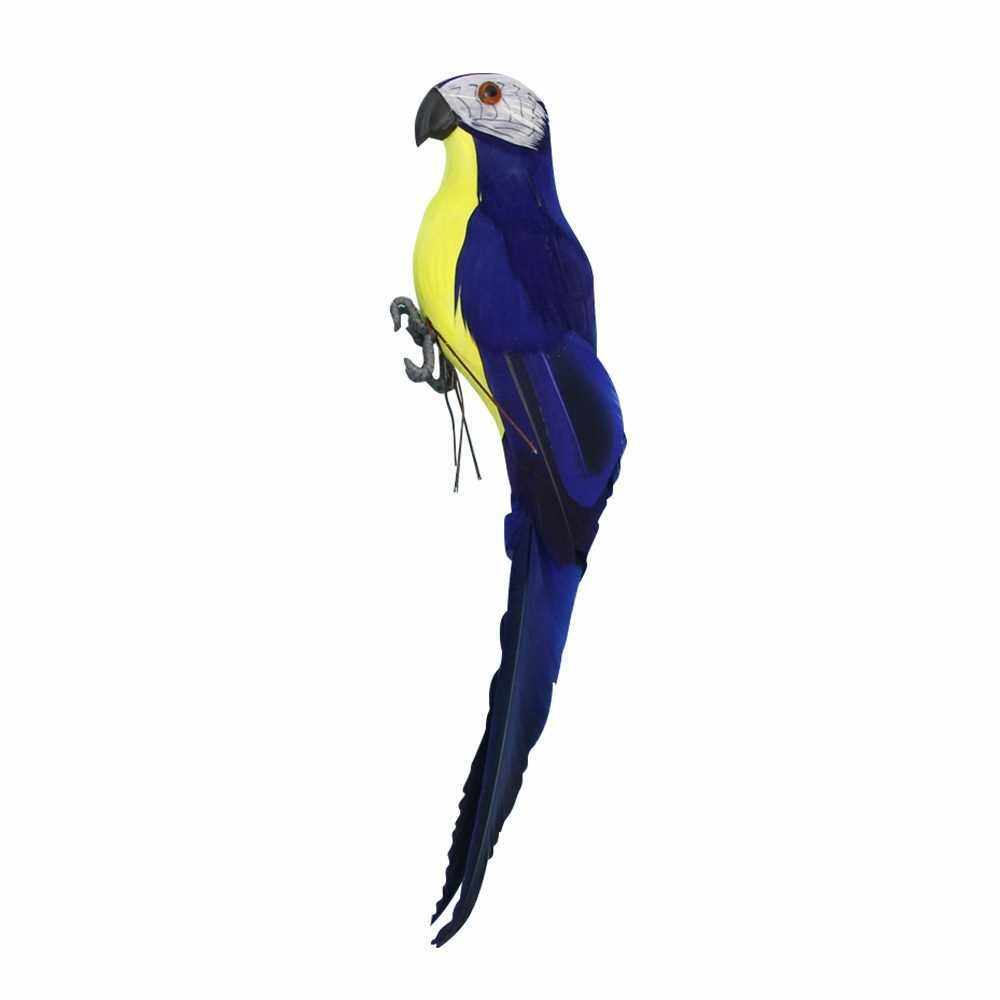 Artificial Parrot Wall Sculpture Decorative Simulation Foam Parrot Home ...