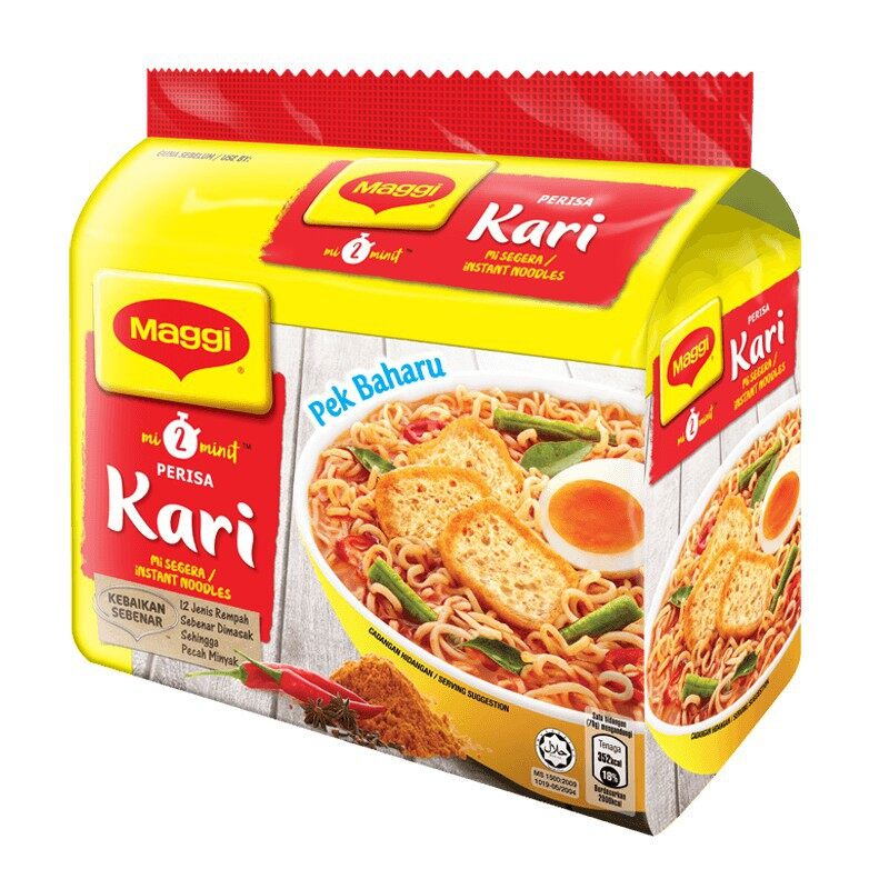 ? READY STOCK? Maggi Kari / Instant Curry Noodle (5X79G) / 即食咖喱面