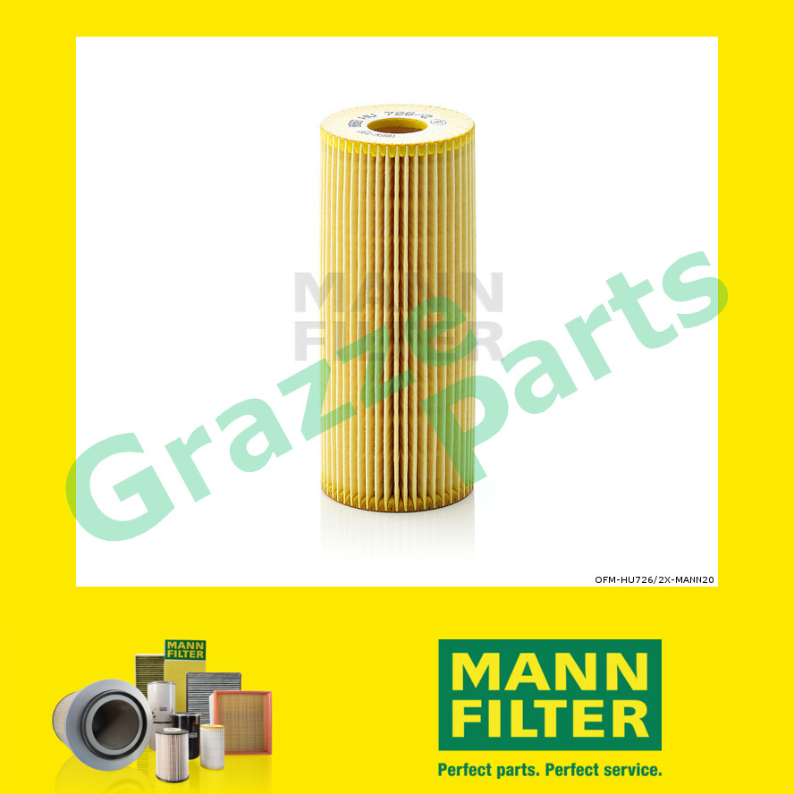 100% Original Mann Oil Filter HU726/2X HU 726/2 X OX143 OX143D for Volkswagen VW Passat 3B3 3B6 1.9 