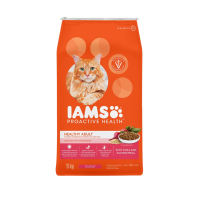 IAMS Dry Cat Food Adult Chicken 15kg Cat Dry Food / Adult Multi-Cat Complete Chicken & Salmon