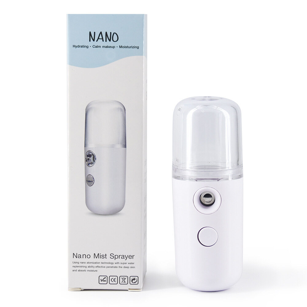 Mini Nano Water Mist Sprayer Facial Skin Moisturizing Steamer Face Humidifier Mist Spray Bottle USB Rechargeable 保湿补水仪