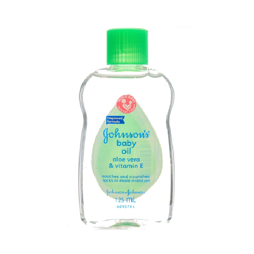 Johnsons Baby Oil 125ML Aloe Vera