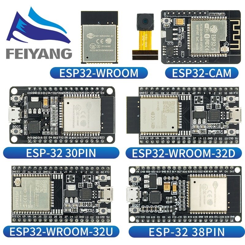 Esp32 development board wifi+bluetooth ultra-low power consumption dual core esp-32 esp-32s esp 32 similar esp8266