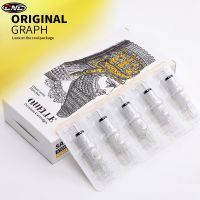 QUELLE 20Pcs/Box #10(0.30MM) Professional Boutique Tattoo Disposable Cartridges White Shell Soft Membrane Tattoo Artist Semi-Permanent Makeup Supplies RL/RS/M1/RM