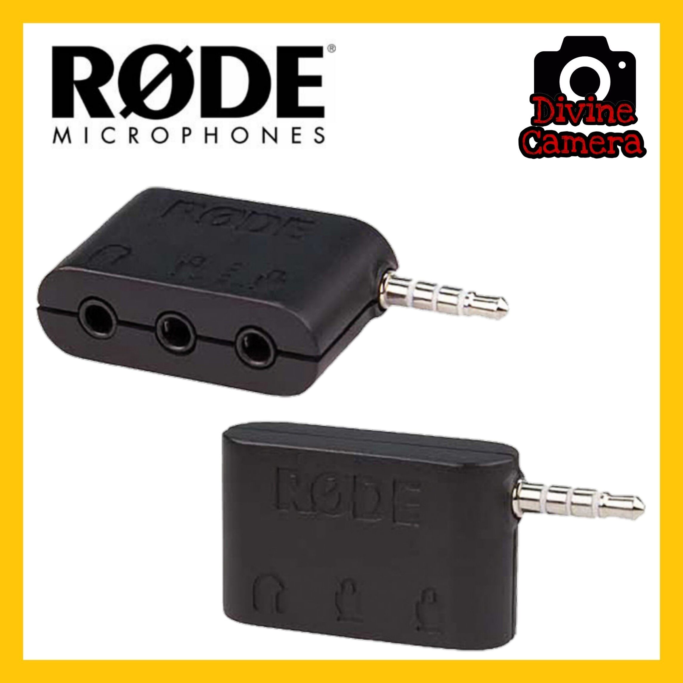 rode microphones sc6 dual trrs input and headphone output for smartphones