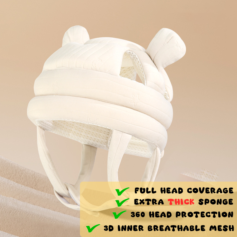 Baby Safety Head Fall Protector Breathable Pillow Headrest Guard Fall Protection Bantal Pelindung Kepala Jatuh 婴儿头部保护器