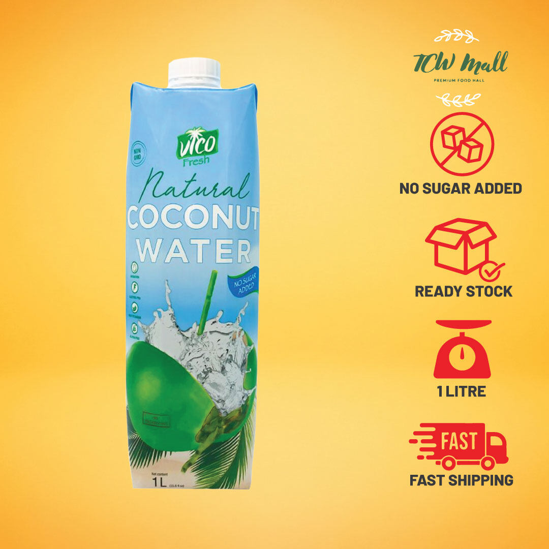 VICO FRESH 100% FRESH NATURAL COCONUT WATER - 1L PRISMA PACK (IMPORTED FROM VIETNAM)