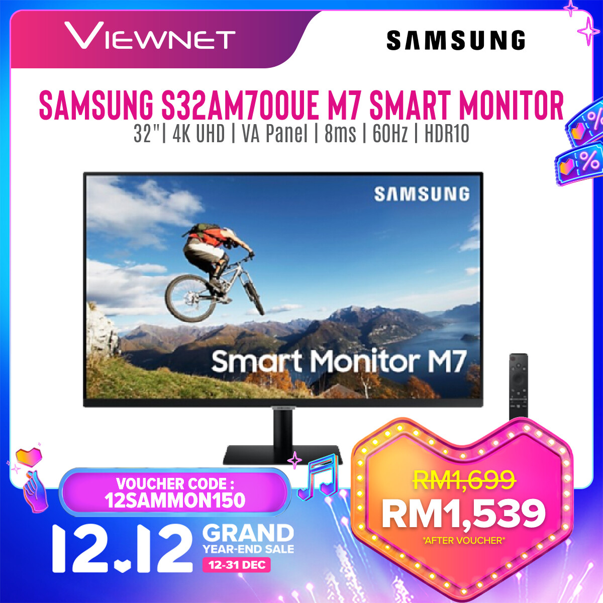 Samsung Smart Monitor M7 32 Samsung Smart Monitor M7 32