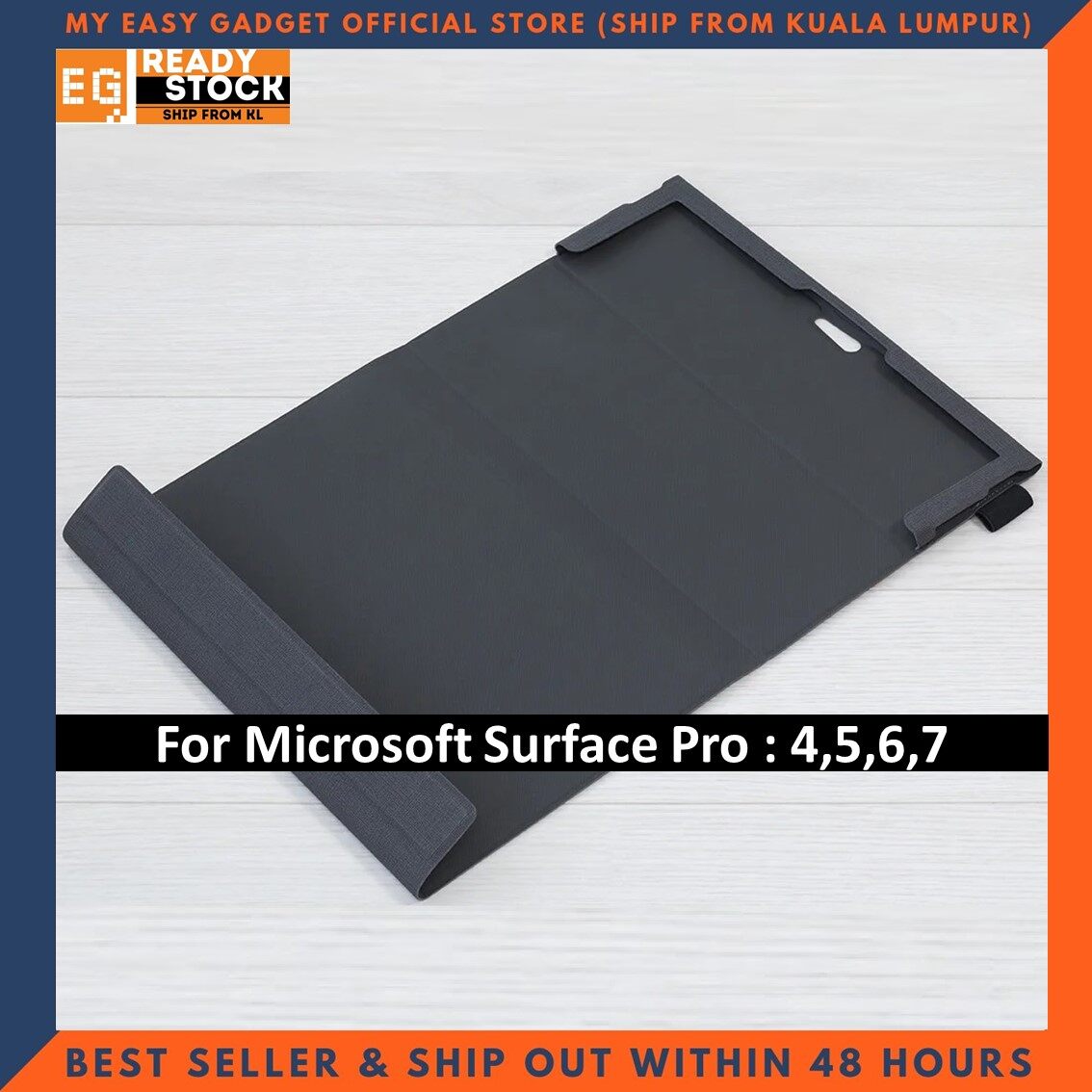 Microsoft Surface Pro 7 Casing Pro 6 Pro 5 Pro 4 PU Leather Folding Full Protective Case Mcdodo Surface Pro 7 Cover (Ready Stock)