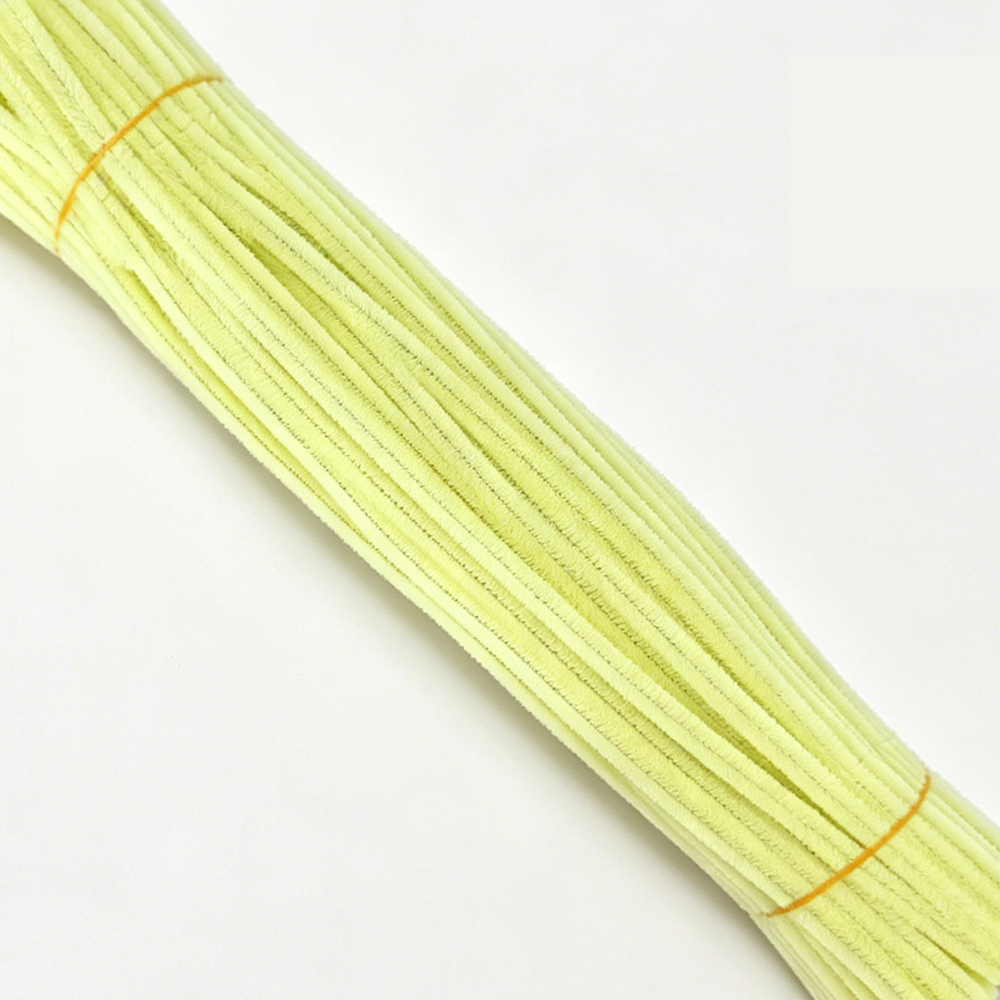 CHENILLE STEMS 100pcs 6mm (Thick) Colorful Wire/Flower Wire Craft/Kawat Bulu/DIY Craft Handmade Kids Art