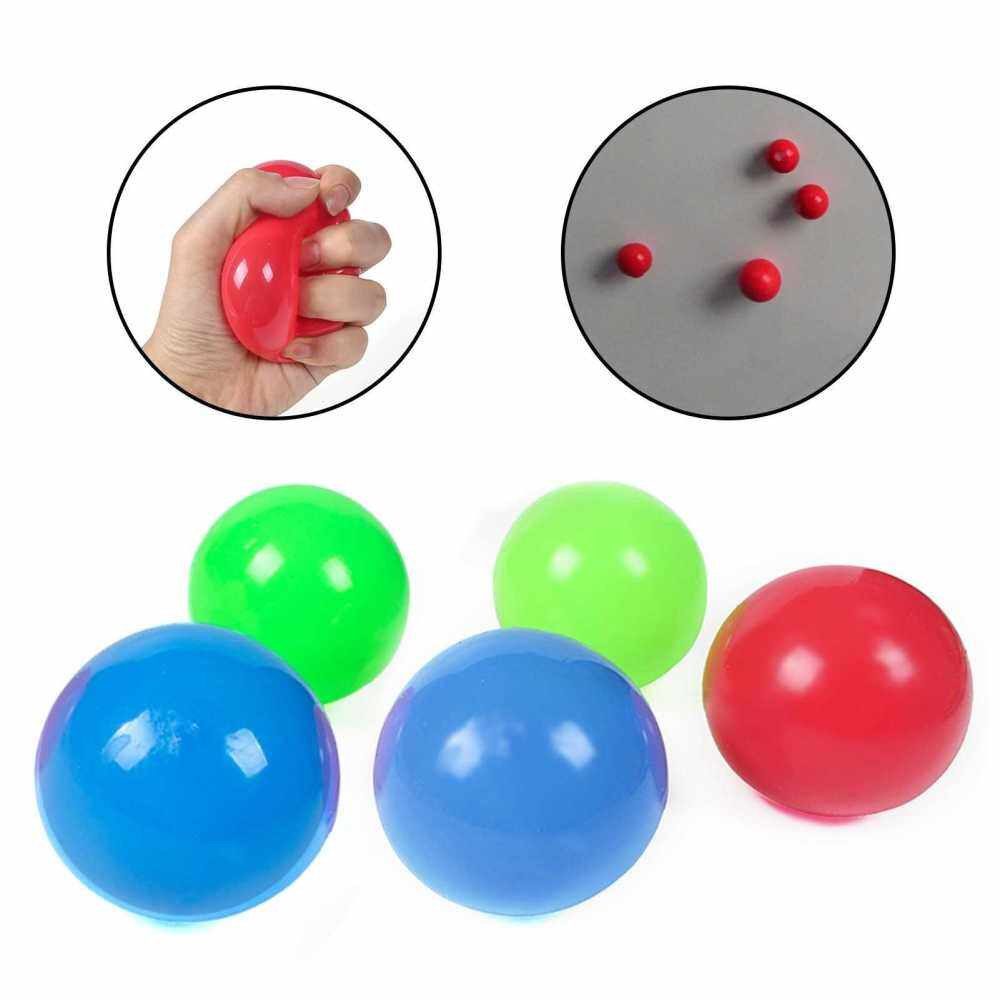 Sticky Balls Stress Relieving Wall Balls Decompression Toys Sticky ...