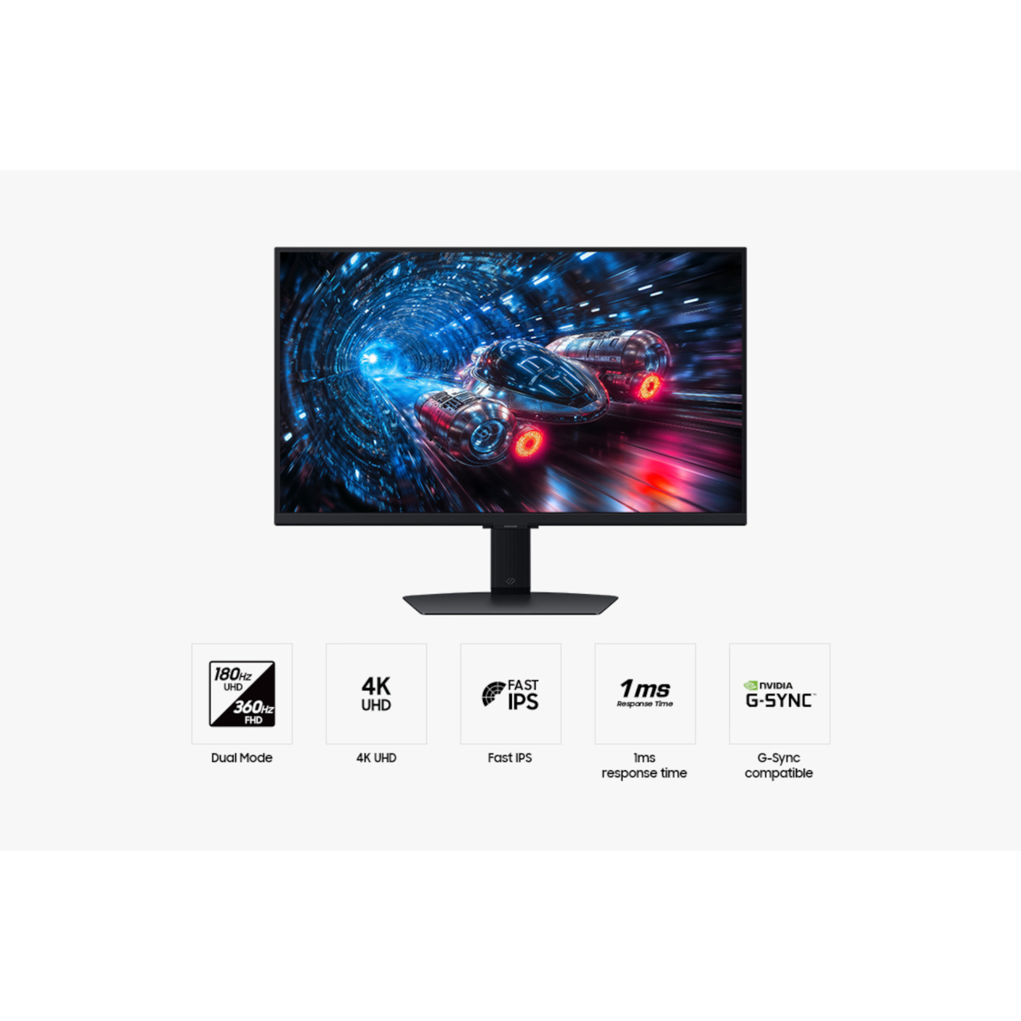 Samsung 27" Odyssey G7 G70F 4K 180Hz / FHD 360Hz Gaming