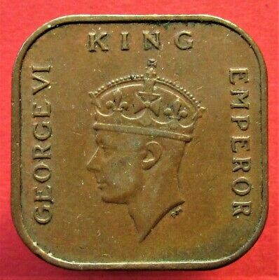 MALAYA BRITISH BORNEO 1 CENT (1939) King George VI- price for one coin