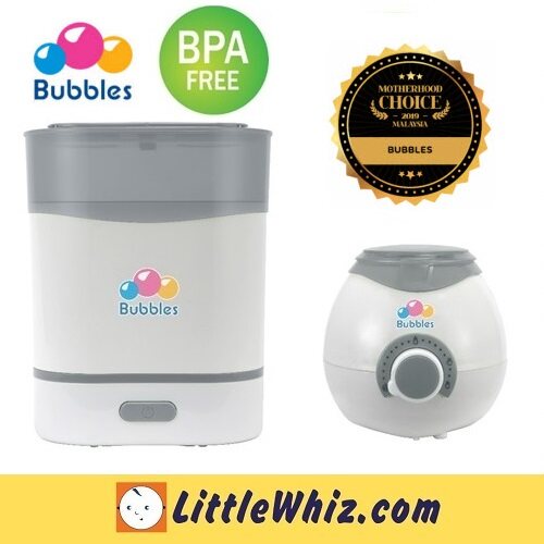 Bubbles: Steam Sterilizer & Bottle and Food Warmer Combo