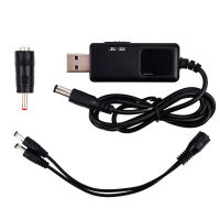 diymore USB to DC Convert Cable 5V to 9V 12V Voltage Step-Up Cable 5.5x2.1mm DC Connect Male 0.8M USB Boost Converter