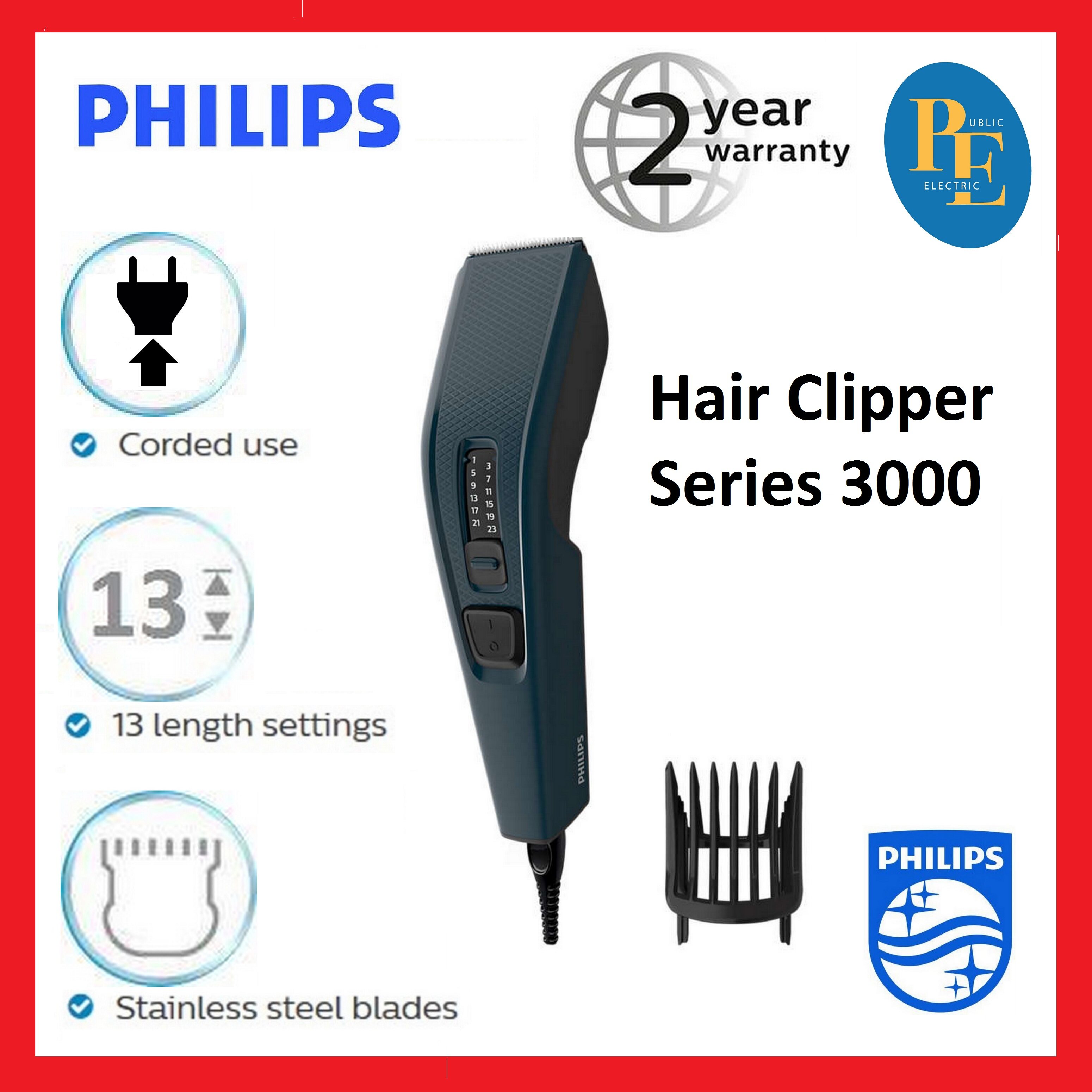 philips hair clipper hc3505