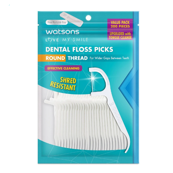 WATSONS Round Thread Dental Floss Picks (200's)