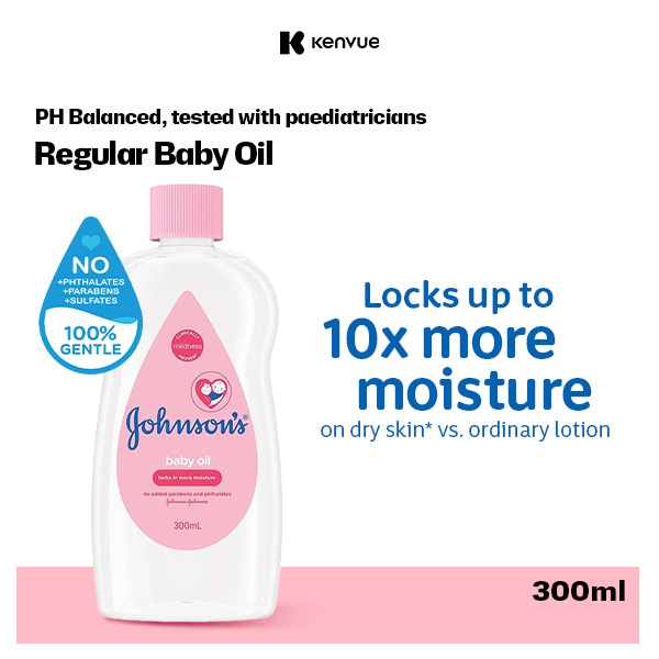 Johnsons Baby Oil 300ml