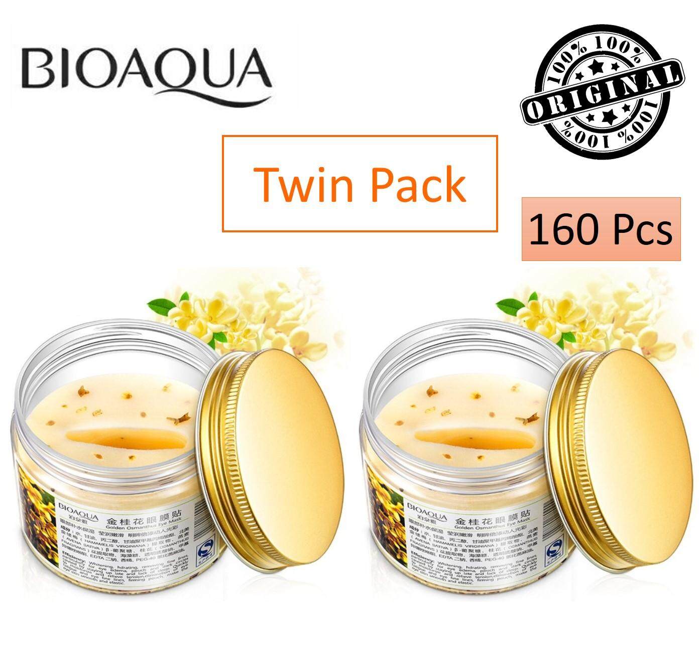 [100% Original] BIOAQUA 80pcs/160pcs Natural Golden Osmanthus Eye Mask