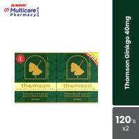 Thomson Ginkgo 40mg 120s x2
