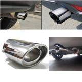 1x Ống Xả Tròn Phía Sau Xe Hơi Bằng Thép Không Gỉ Thông Dụng Bộ Giảm Thanh Đuôi Xe ỐNg Lót Họng Xe Hơi (Thẳng)