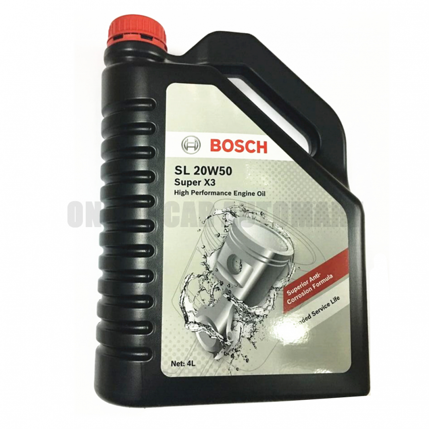 BOSCH SL 20W50 SUPER X3 MINERAL ENGINE OIL 4 LITER