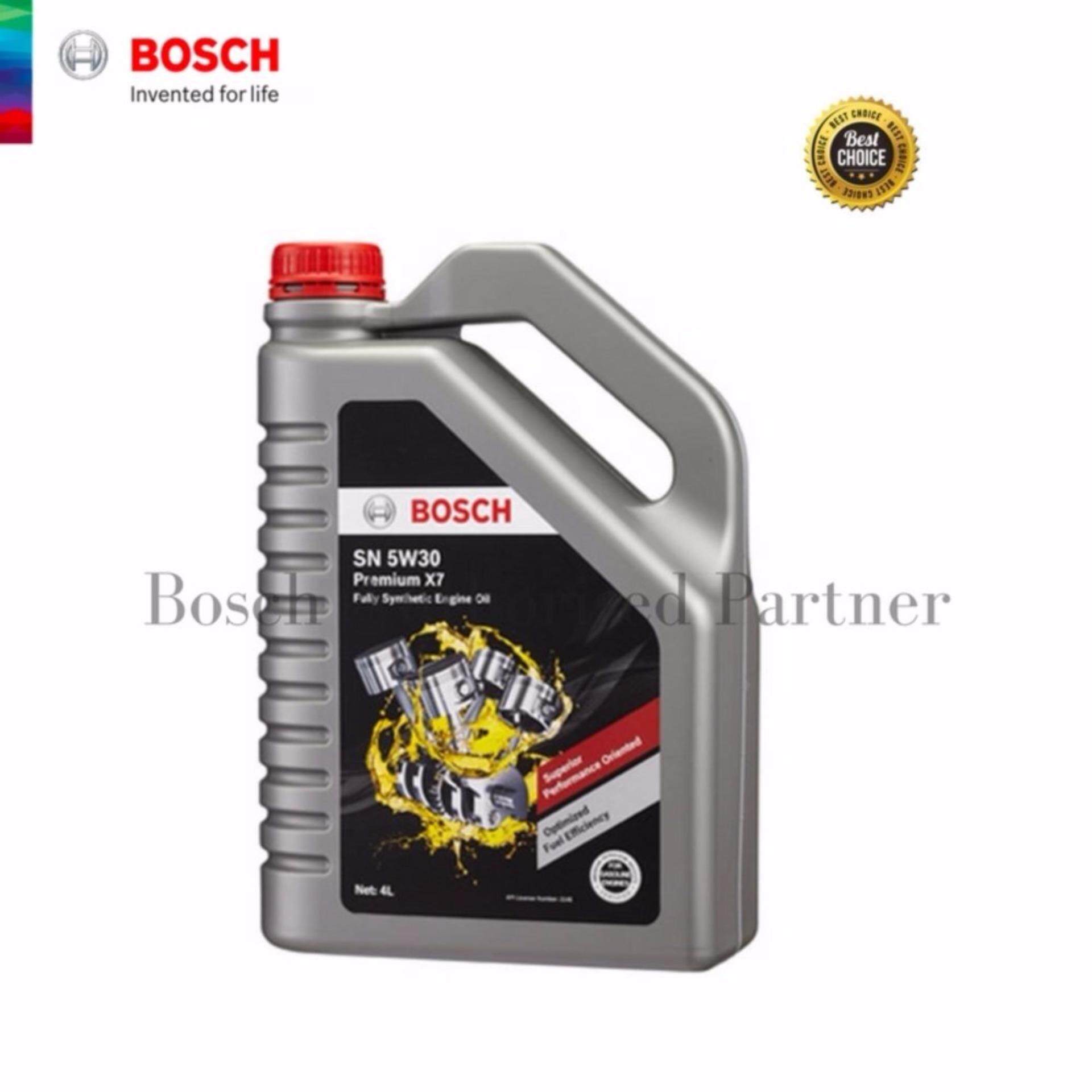 BOSCH SN 5W30 PREMIUM X7 FULLY SYNTHETIC ENGINE OIL 4 LITER Price