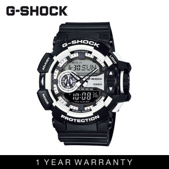 Casio G-Shock Men GA-400-1ADR Black White Sports Resin Watch