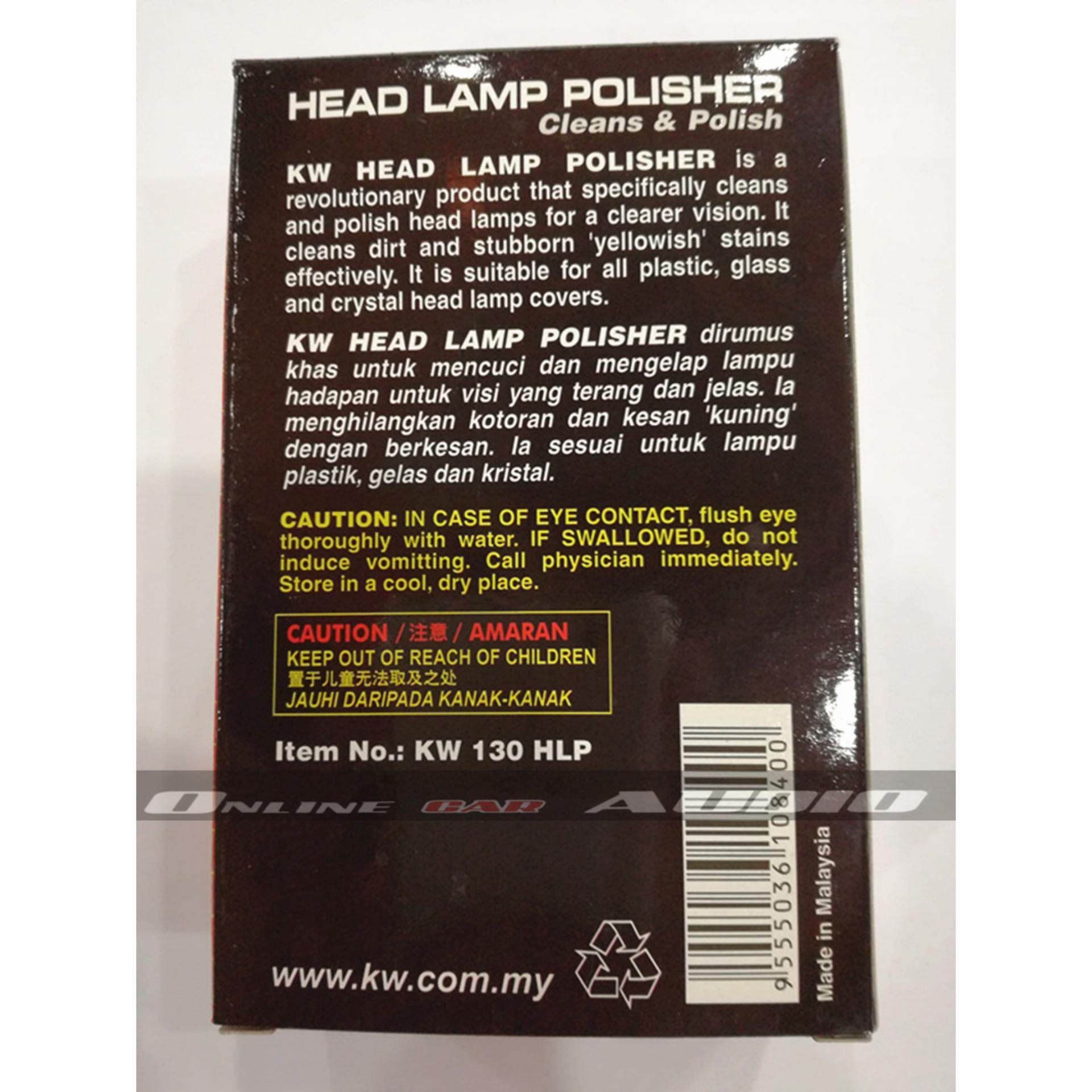 KW Head Lamp Polisher + Cloth(130ml)