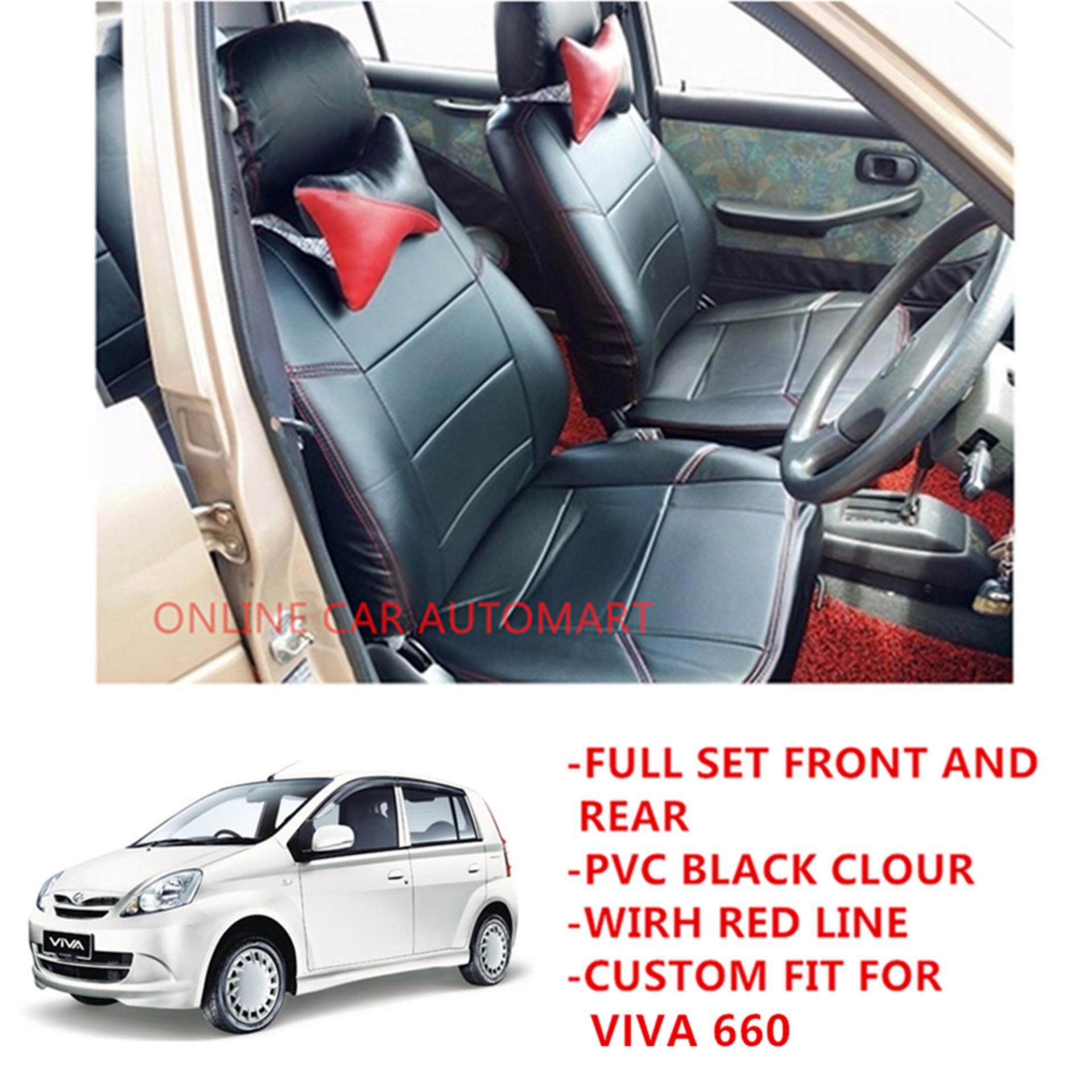 Perodua Viva 660 Custom Fit Oem Car Seat Cushion Cover Pvc