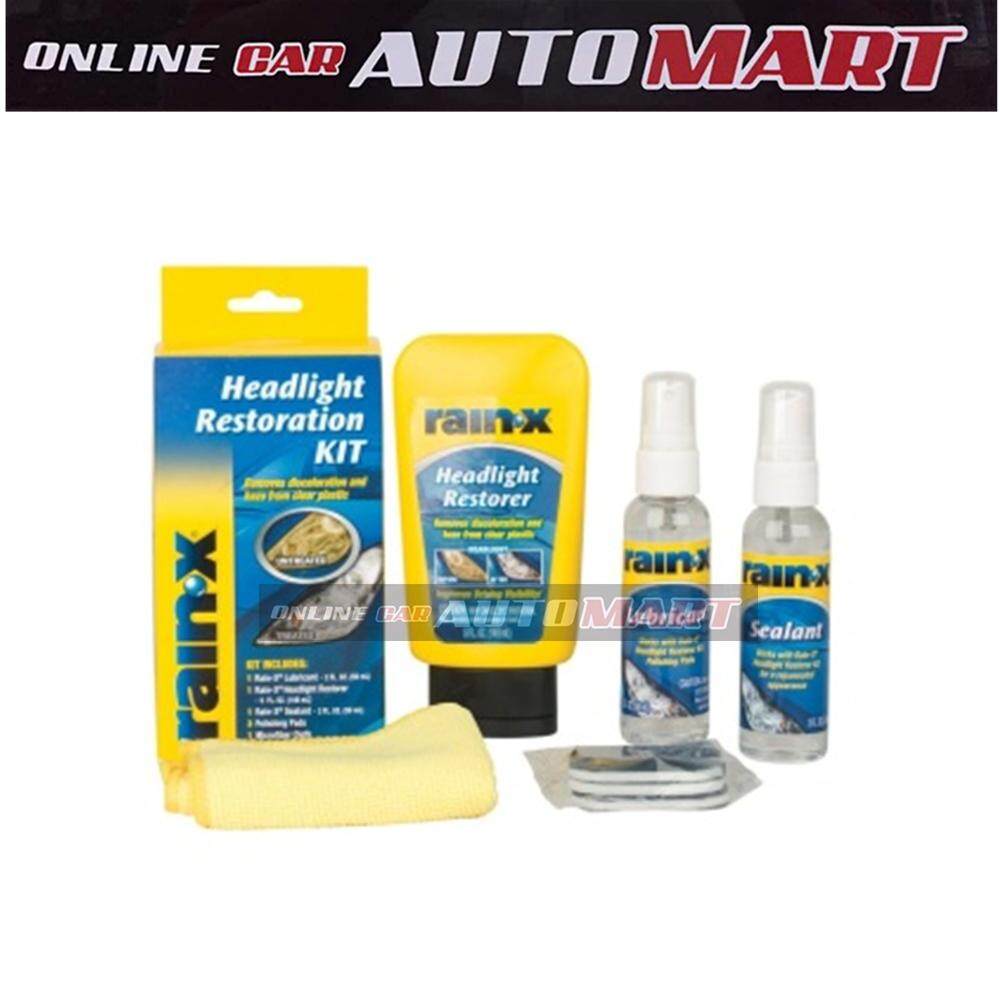 RainX Headlight Restoration KitREMOVES DISCOLORATION AND HAZE FROM