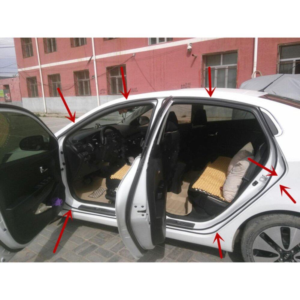 SCHEME SILENCE 4.3 Meter Air Tight Slim Rubber Seal Stripe Sound & Wind Poof for Car Doors (sound proof)