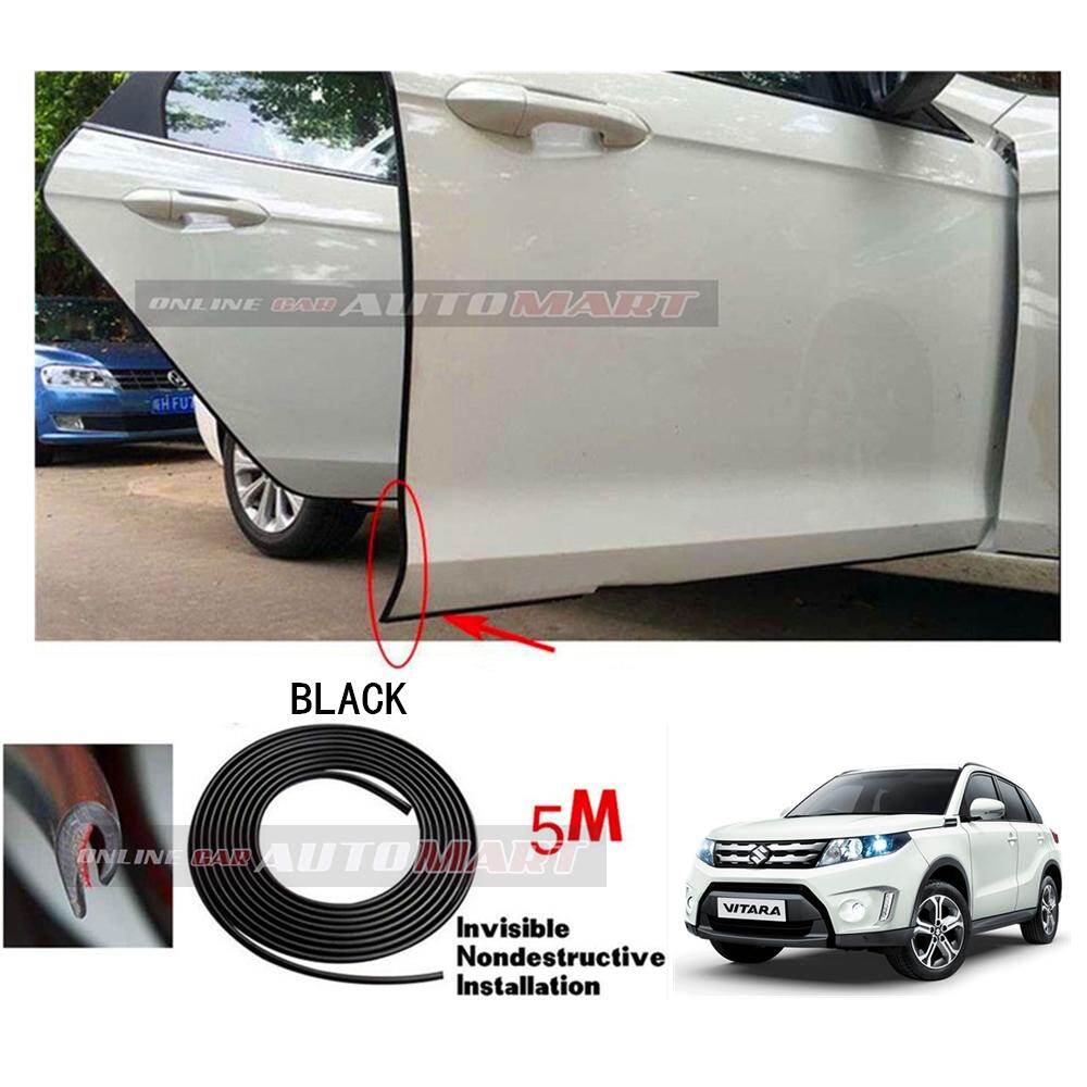 Suzuki Vitara 16FT/5M (BLACK) Moulding Trim Rubber Strip Auto Door Scratch Protector Car