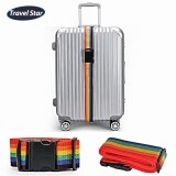 Travel Star Adjustable Length Luggage Bagasi Strap With Buckle