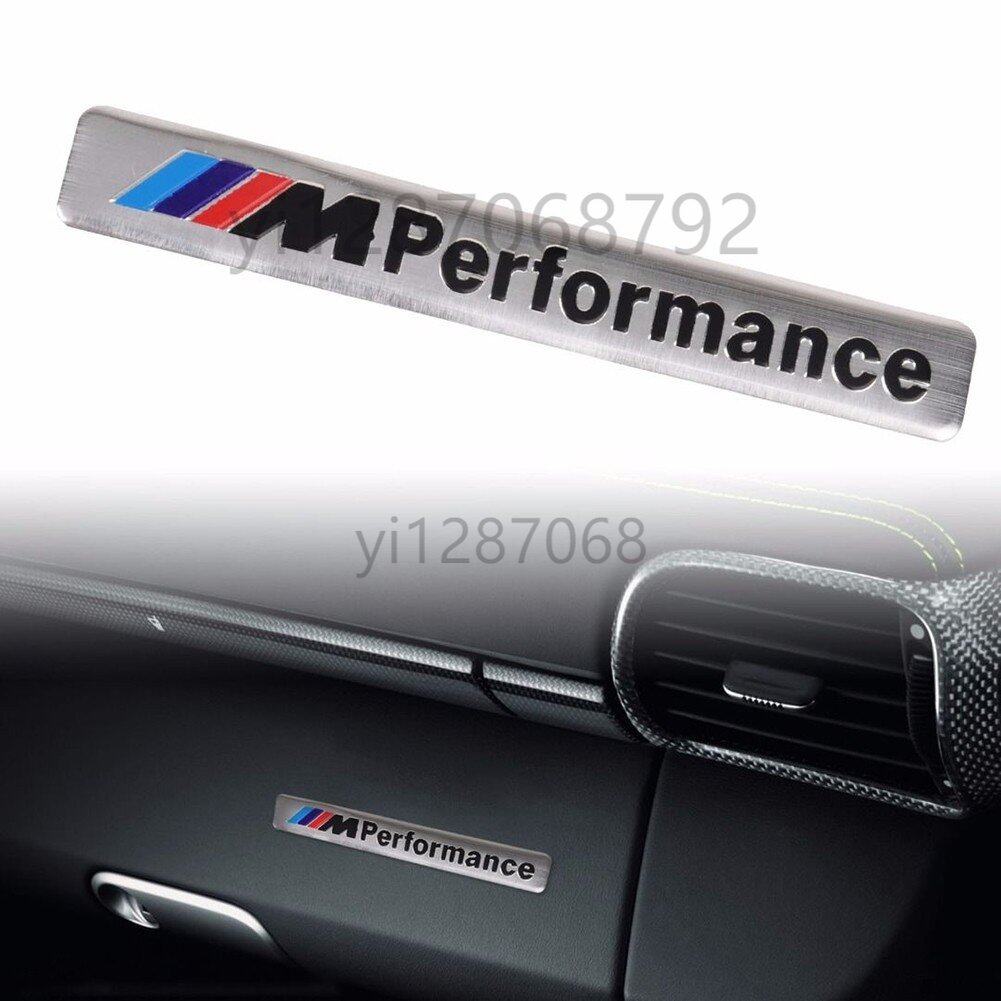 Hot New 1pcs 3D Aluminum M performance Car Emblem Badge Stickers Decal for