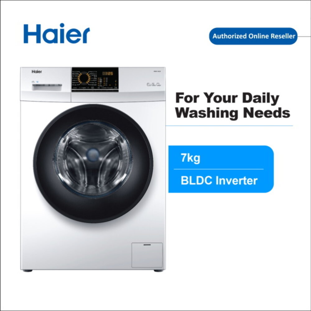 Haier (7kg/10kg) Front Load Inverter Washing Machine HWM100-FD10829/HWM70-FD10829 - 5star energy rating