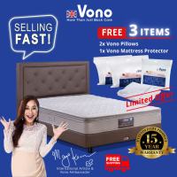 VONO SpinePro 800 Mattress🔥FREE DELIVERY🔥[FREE Pillow 2pcs+Mattress Protector] SpinePro Collection/UltraLumbar Support