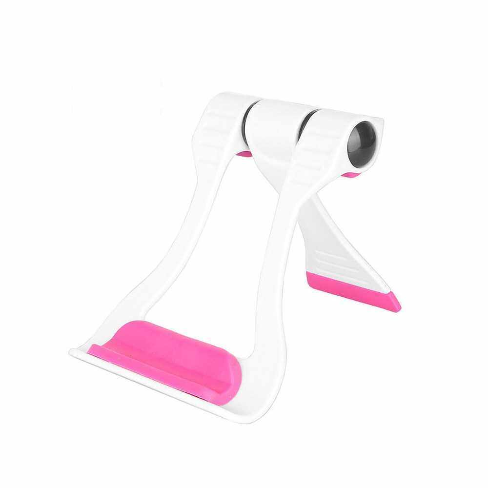 Universal Adjustable Phone Tablet Stand Portable Folding Desktop Bracket Mobile Phone Tablet Holder Pink (Pink)