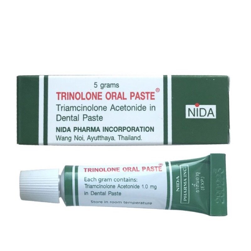 Nida Trinolone Oral Paste (Oral Ulcer Ointment) 口腔潰瘍藥膏 白点藥膏 5g