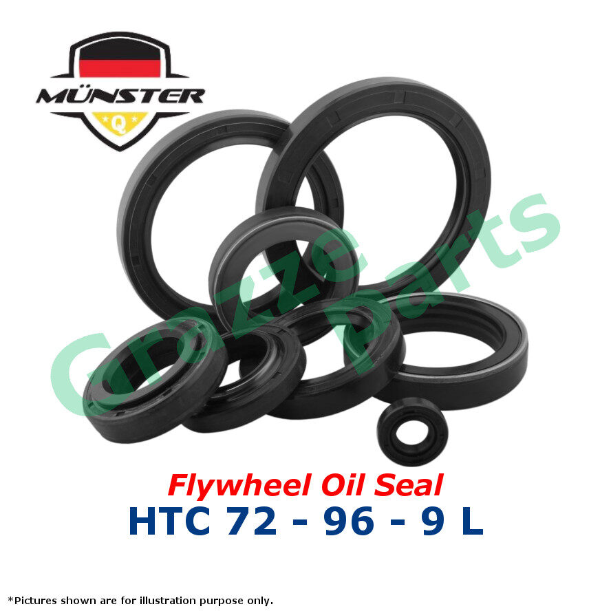 (1pc) Münster (FKM) Flywheel Crankshaft Oil Seal for Proton Saga 12V BLM FL FLX Wira 1.3 1.5 Iswara 