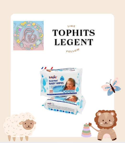 [Tollyjoy] Unscented/Scented Baby Wipes 30s x 2