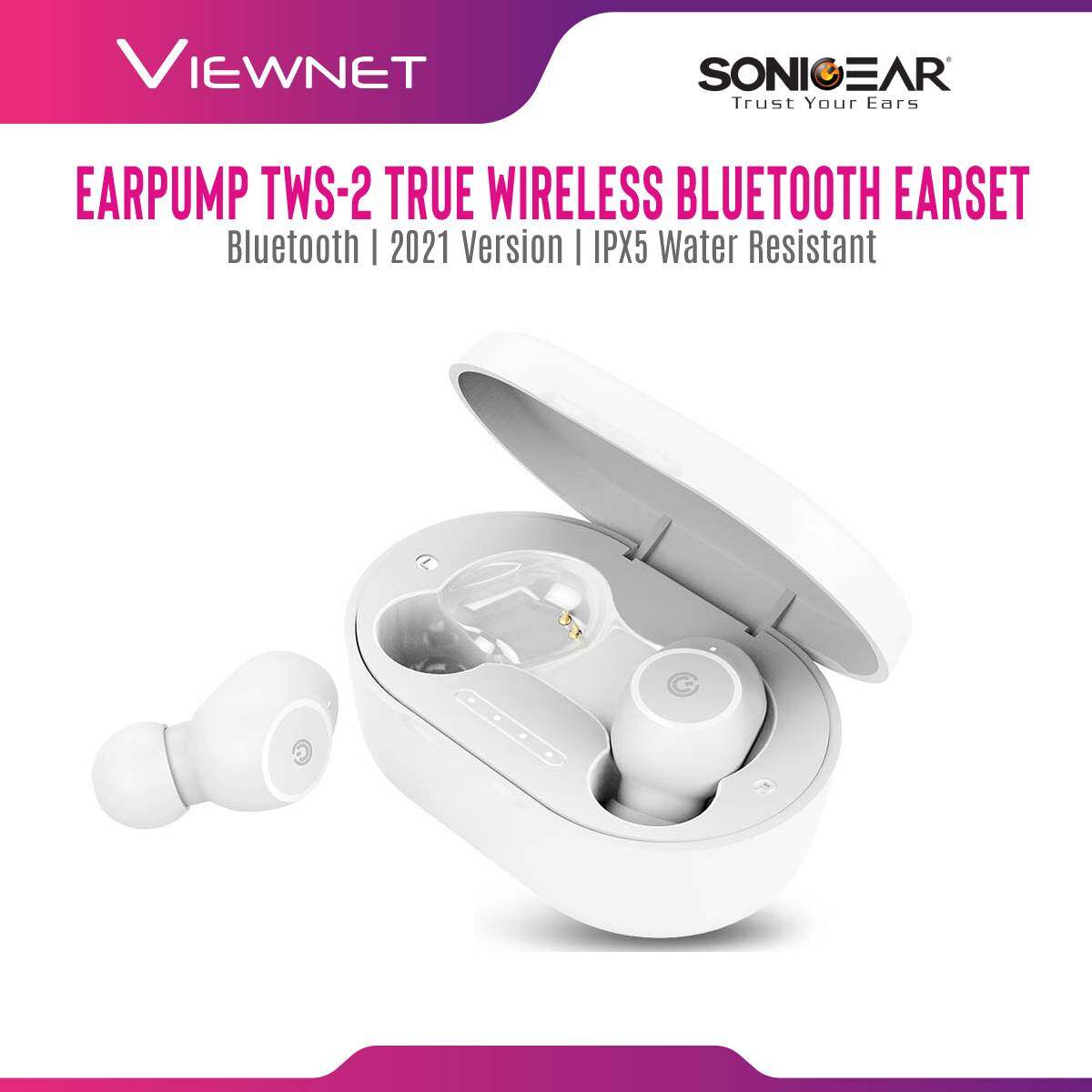 SonicGear Earpump TWS-2 True Wireless Bluetooth Earset with IPX5 Water Resistant