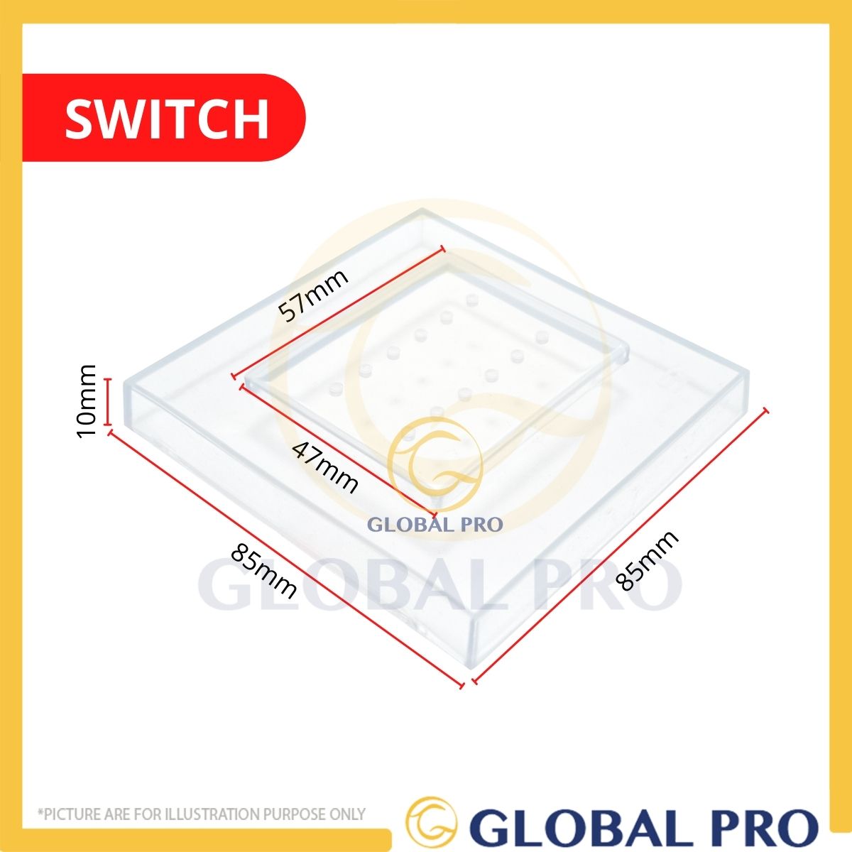 SP SOCKET / SWITCH PROTECTOR Anti Shock Rubber Protector Waterproof Protect Cover Child Toilet Sarung Soket Bilik Air