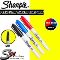 Sharpie Permanent Marker Fine Point (Blue  Black  Red) Permanent Marker Pen Pen Marker Kekal