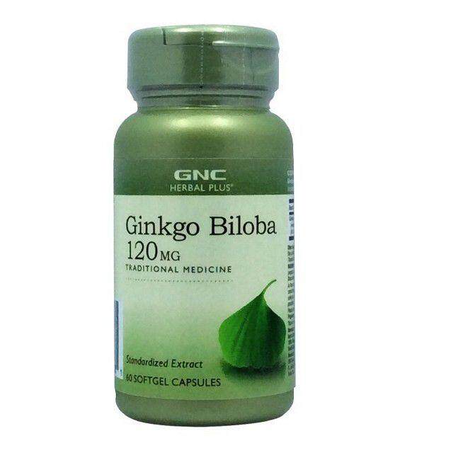 GNC Herbal Plus Ginkgo Biloba 120mg 60's