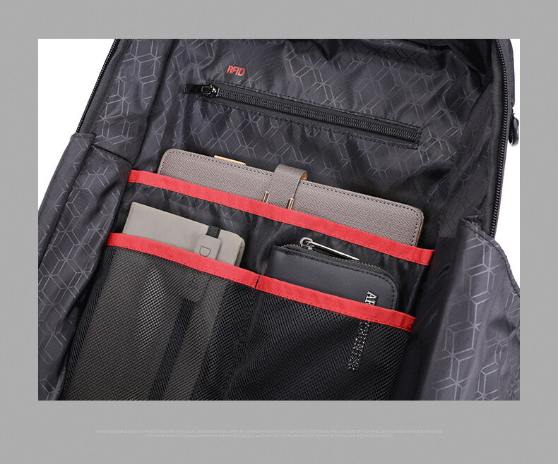 Arctic Hunter i-Max Backpack RFID Business Bag Office Multi Functioackpack Waterproof School Bag USB (15.6")nal Laptop B
