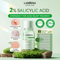 LANBENA Acne Essence Salicylic Acid Anti-acne Serum Lighten Acne Scars Acne Removal Drying Lotion Suit All Skin Types 10ml
